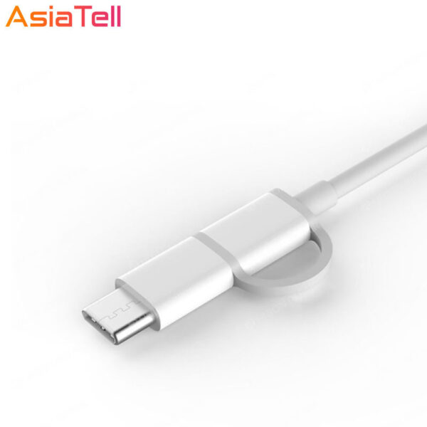 کابل تبدیل USB Type-A به Micro USB/USB Type-C شیائومی مدل SJX01ZM
