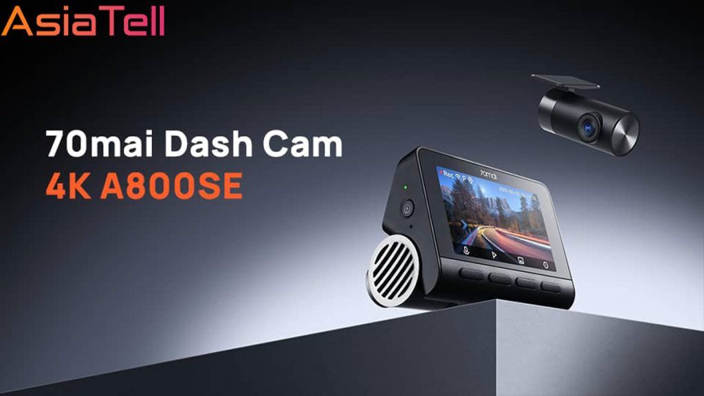 دوربین خودرو مدل 70mai Dash Cam 4K A800SE Set
