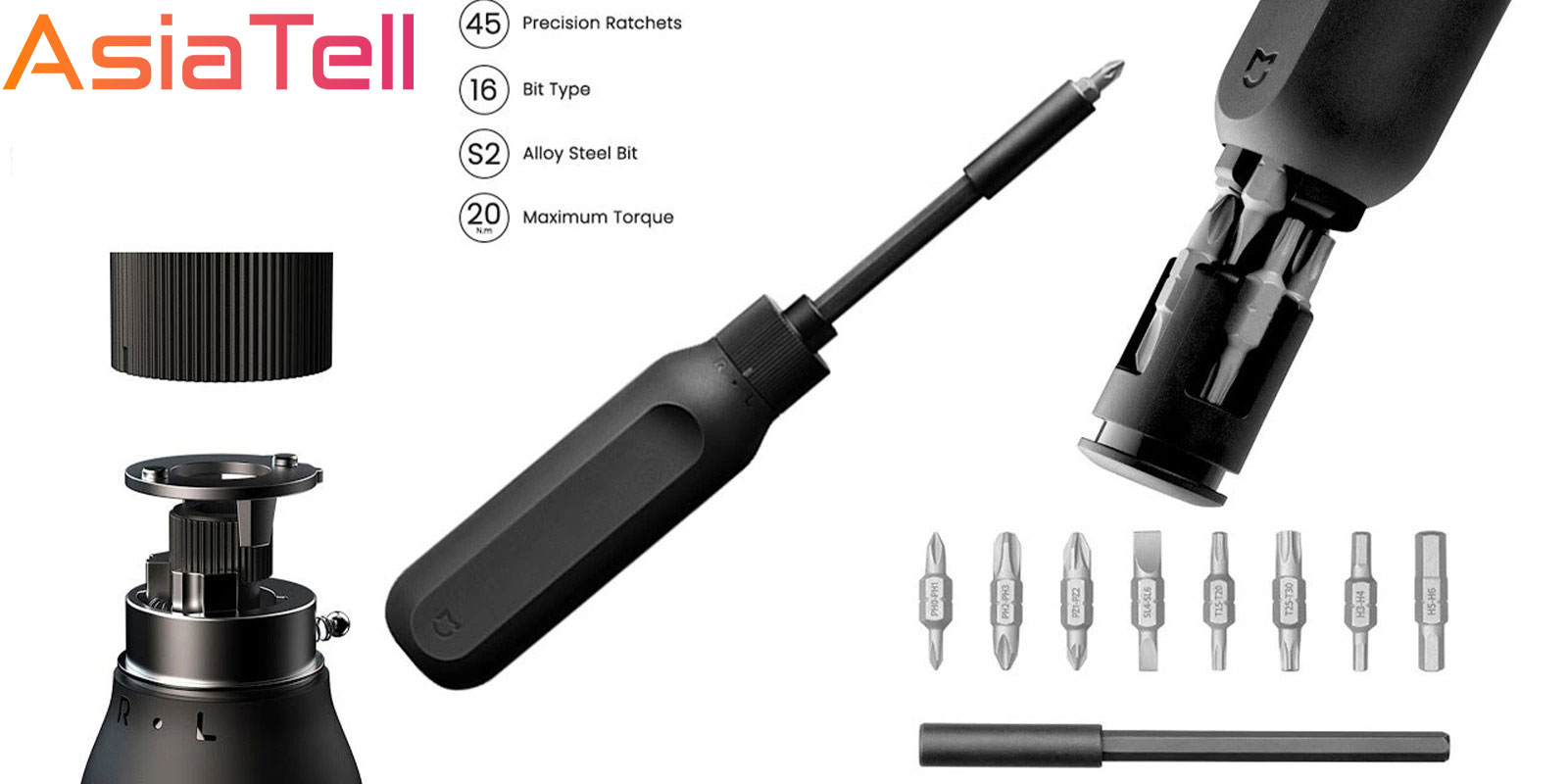 پیچ گوشتی شیائومی 16in1 مدل MJJLLSD002QW